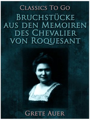 cover image of Bruchstücke aus den Memoiren des Chevalier von Roquesant